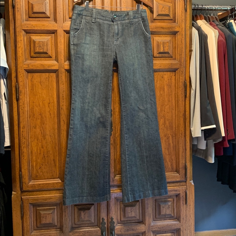 GAP Long And Lean Wide leg Dress Jeans Size 6